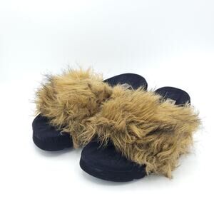 Madden Women's Amari Faux Fur Slippers size 7